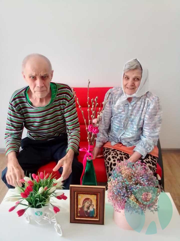 Дом престарелых г. Новосибирск: Вербное воскресенье в пансионате Новая жизнь в Новосибирске